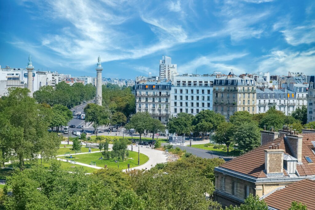 Place de la nation à Paris